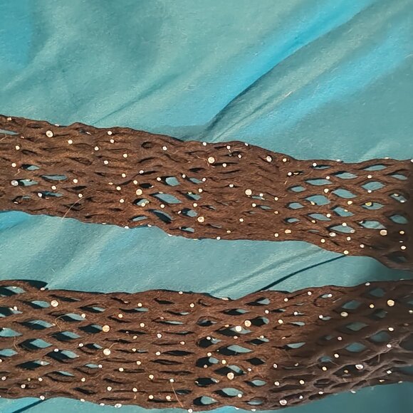 4 piece Fishnet skirt top & gloves set NEW - Picture 8 of 15